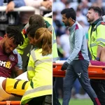 Aston Villa defender Tyrone Mings will be out for the rest of the season with a serious knee injury