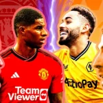 What line-up will Manchester United and Wolves play in the Premier League match?