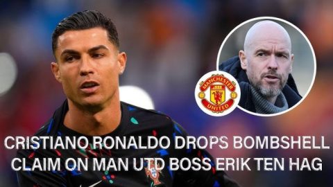 Cristiano Ronaldo Criticizes Erik Ten Hag’s Negative Attitude Towards Manchester United’s Premier League Ambitions